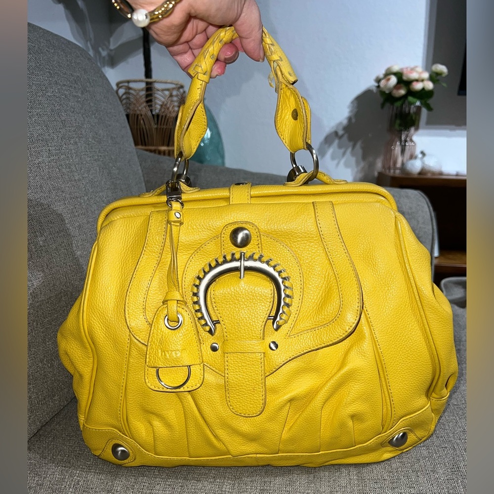 Vintage Yellow Hype Leather Bag